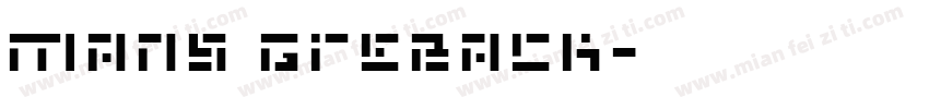 mans greback字体转换
